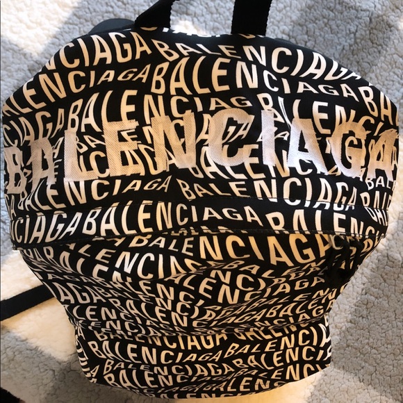 Balenciaga Backpack, black and white, Big - Picture 2 of 4